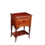 A VICTORIAN MAHOGANY NIGHT COMMODE, BY HOLLAND & SONS,