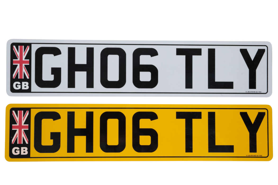 UK VEHICLE REGISTRATION NUMBER 'GH06 TLY'