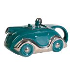 A TEAL MOTORCAR BY RACING TEAPOTS