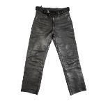 A PAIR OF HEIN GERICKE LEATHER JEANS
