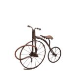 A CHILDS PENNY FARTHING BICYCLE