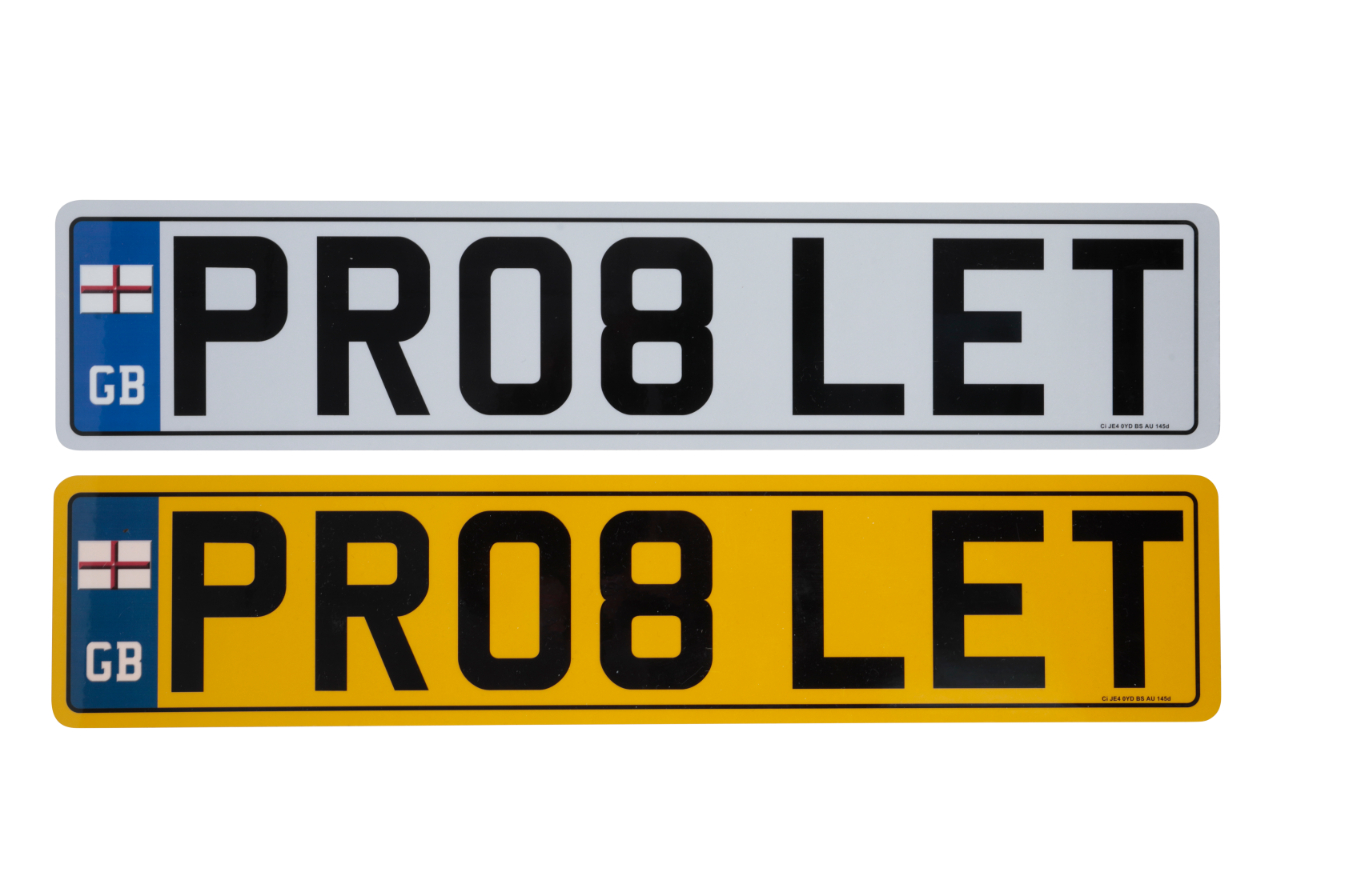 UK VEHICLE REGISTRATION NUMBER 'PROB LET'