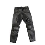 A PAIR OF DIANESE MOTORCYCLE JEANS