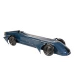 A 1930'S TINPLATE MODEL OF THE 'BLUEBIRD' RACING CAR