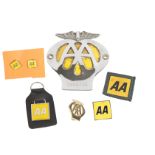 A COLLECTION OF 'AUTOMOBILE ASSOCIATION' MEMORABILIA