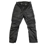 A PAIR OF TEXSPEED GORETEX MOTORCYCLE OVER-JEANS