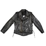 A FOX CREEK LEATHERS BIKER JACKET