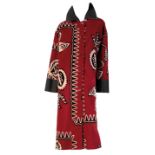 CHRISTIAN LACROIX FULL LENGTH COAT,