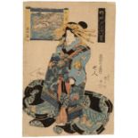 UTAGAWA KUNIYASU (1794-1832) Courtesan