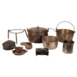 DORSET VERNACULAR HISTORY INTEREST; A COLLECTION OF 19TH CENTURY METALWARE,