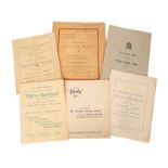 ORIGINAL PROGRAMMES FOR EVENTS RELATED TO THOMAS HARDY AND PERFORMED IN DORCHESTER