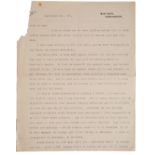 A SIGNED LETTER FROM FLORENCE HARDY,