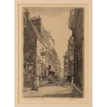 *ARTHUR BELL (1897-1995) 'St. Alban's Street, Weymouth'