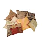 A COLLECTION OF SCATTER CUSHIONS