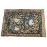 A FRANCO FLEMISH VERDURE TAPESTRY,