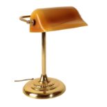 A LIBRARY TABLE LAMP