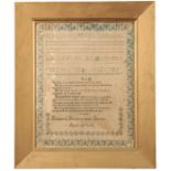 THREE 19TH CENTURY FRAMED SAMPLERS