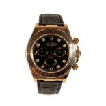 A ROLEX DAYTONA OYSTER PERPETUAL 18CT GOLD GENTLEMAN'S WRISTWATCH