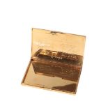 ASPREY OF LONDON: A 9CT GOLD CIGARETTE CASE