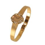 AN EBEL 18CT GOLD LADY'S BRACELET WATCH