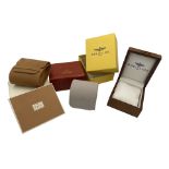 A COLLECTION OF VARIOUS WATCH BOXES