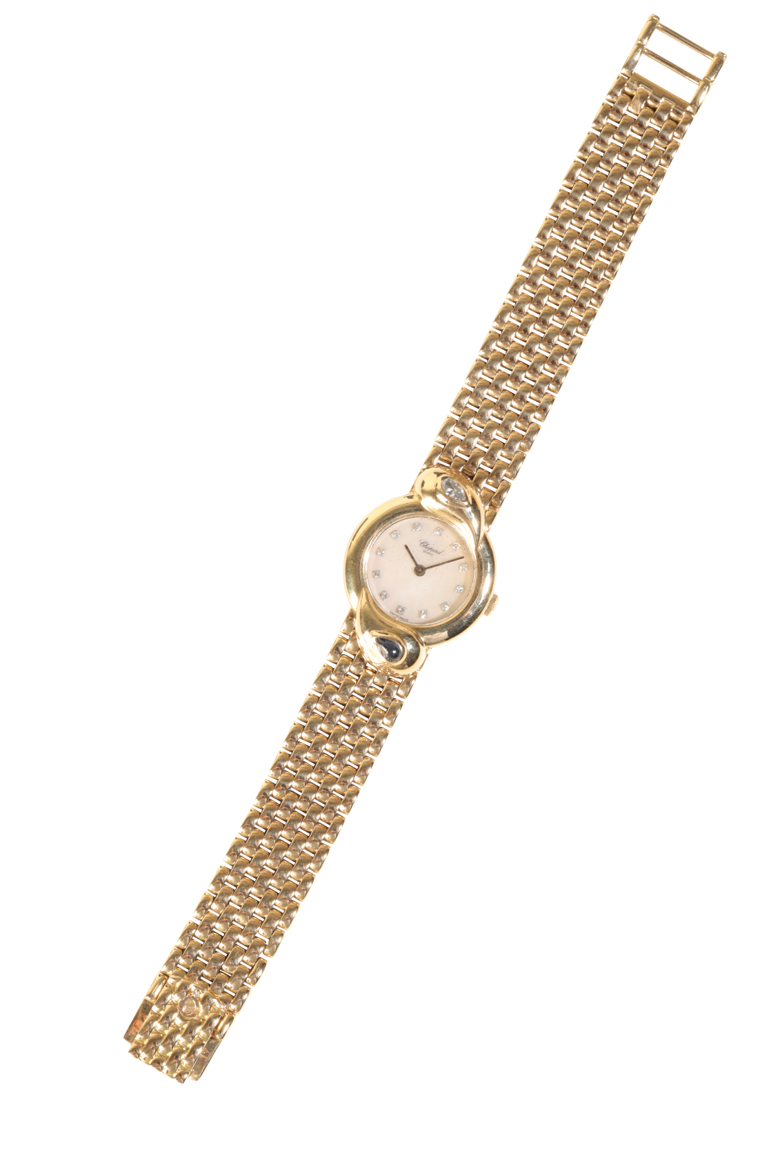 CHOPARD: AN 18CT GOLD LADY'S BRACELET WATCH - Image 4 of 4