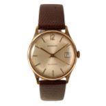 A GARRARD 9CT GOLD GENTLEMAN'S WRISTWATCH