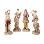 A SET OF FOUR VIENNA PORCELAIN FIGURES