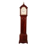 A FINE LATE GEORGE III MAHOGANY LONGCASE CLOCK