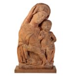 MANNER OF DONATELLO (1386-1466) 'THE VIRGIN AND CHILD'