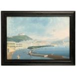 NEAPOLITAN SCHOOL, 19TH CENTURY Two views of the Bay of Naples,