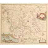 JOHN SENEX (1678-1740) 'A MAP OF GREECE WITH PART OF ANATOLIA'