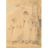 HENRY EDRIDGE (1768-1821) A study of three children