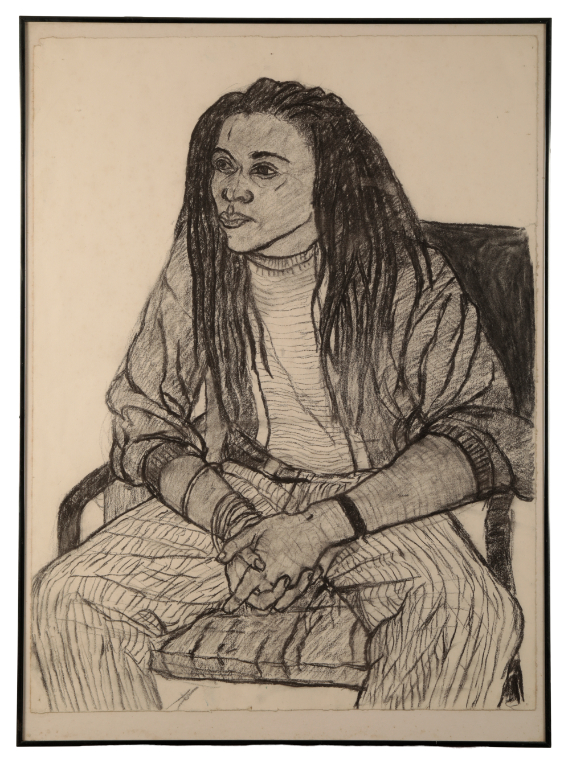 PETER SNOW (1927-2008) Portrait of a Rastafarian