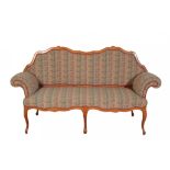 A NORTH EUROPEAN PROVINCIAL BIRCHWOOD SETTEE