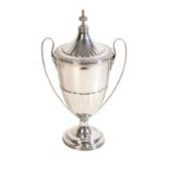 A 20TH CENUTRY SILVER TROPHY