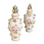 A PAIR OF THIEME OF POTS CHAPEL