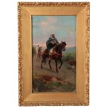 EMILE MARIN (1876-1940) A pair of studies of Arab warriors on horseback