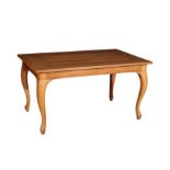 A FRENCH PROVINCIAL CHERRY WOOD TABLE