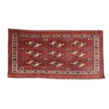 A NEAR PAIR OF TEKKE BOKHARA RUGS