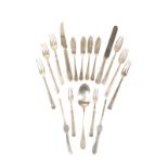 COLLECTION OF VARIOUS SILVER PLATED P&O CUTLERY