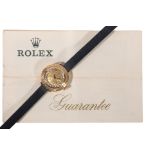 ROLEX: AN 18CT GOLD LADY'S WRISTWATCH