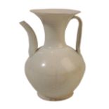 A CHINESE QINGBAI LOBED EWER, SONG,