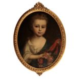 MANNER OF SIR GODFREY KNELLER (1646-1723) A pair of portraits of young children