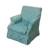 A VICTORIAN EASY ARMCHAIR