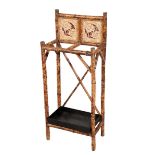 A 19TH CENTURY BAMBOO STICK-STAND