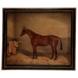 W. A. CLANK (19th/20th century) A horse in a stable