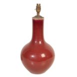 A CHINESE OXBLOOD VASE