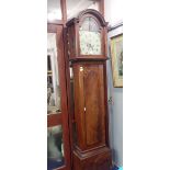 A GEORGE III EIGHT DAY LONGCASE CLOCK