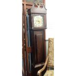 AN EIGHT DAY LONGCASE CLOCK